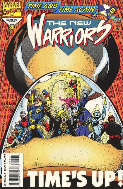 New Warriors 50 - Time And Time Again - Marvel Comics - Times Up - Timer - Super Heros - Darick Robertson