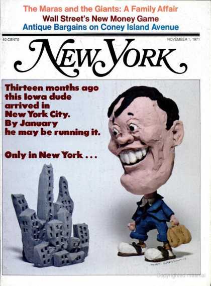 New York - New York - November 1, 1971