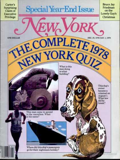 New York - New York - December 25, 1978
