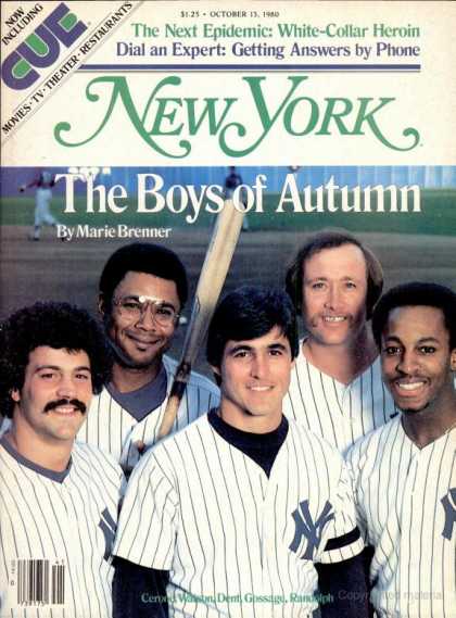 New York - New York - October 13, 1980