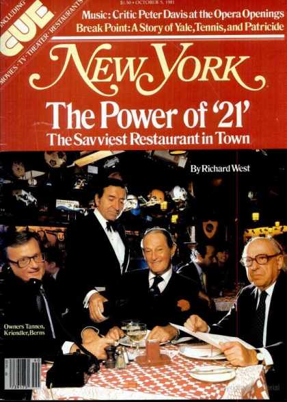 New York - New York - October 5, 1981