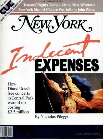 New York - New York - February 13, 1984
