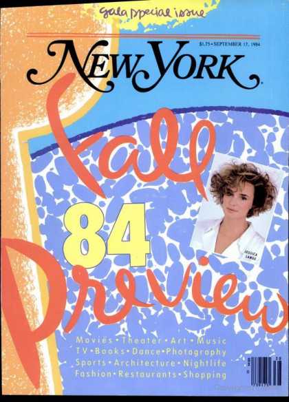 New York - New York - September 17, 1984