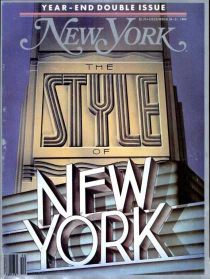 New York - New York - December 24, 1984