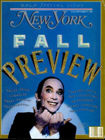 New York - New York - September 21, 1987