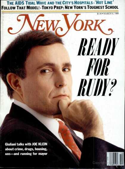 New York - New York - March 6, 1989