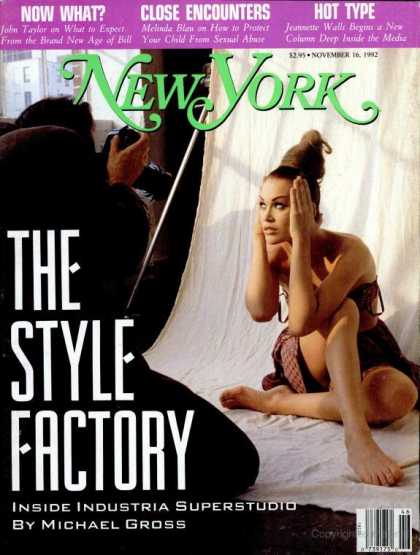 New York - New York - November 16, 1992