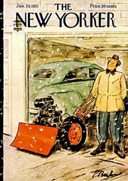 New Yorker 1314 - Plow - Car - Garage - Snow