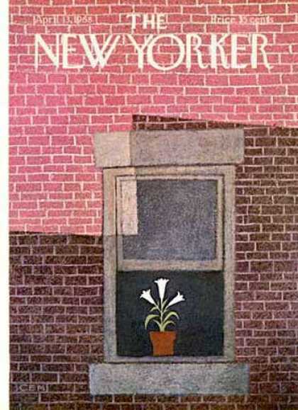 New Yorker 2168 - Plant - Window - Wall - Brick