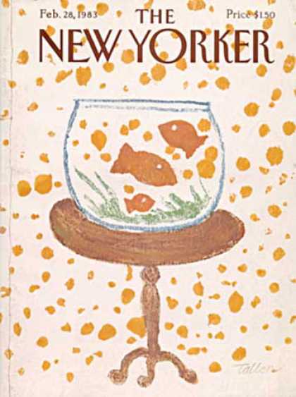 New Yorker 2879 - Fish - Fish Bowl