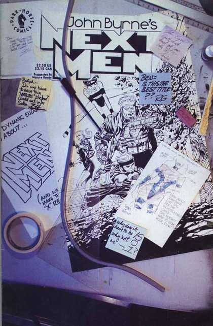 Next Men 15 - John Byrne - Next Men - Dark Horse Comics - Sketches - Ben Is This The Best Title