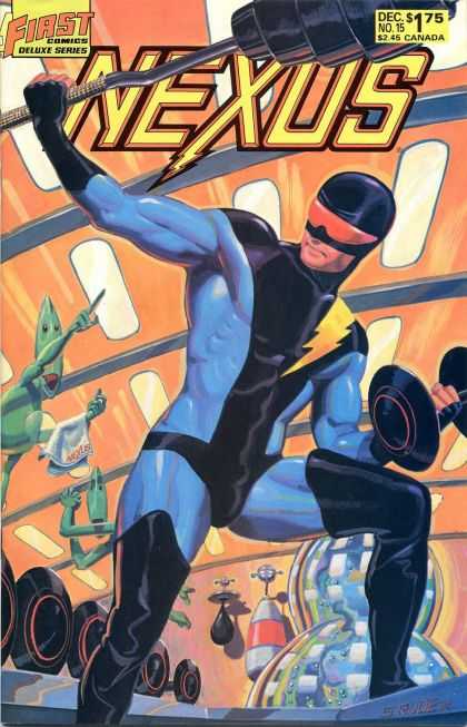 Nexus 15 - First Comics - Decs175 - No15 - 245 Canada - Deluxe Series - Steve Rude