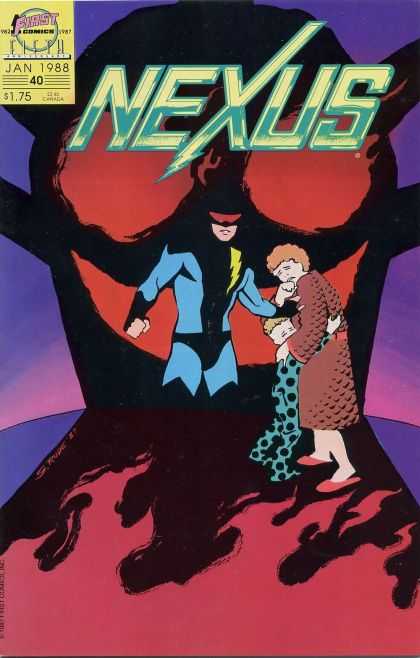 Nexus 40 - First - Jan 1988 - Man - Woman - Superhero - Steve Rude