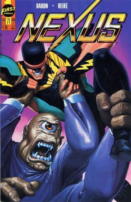 Nexus 71 - First Comics - Baron - Heike - Superhero - Cyclops