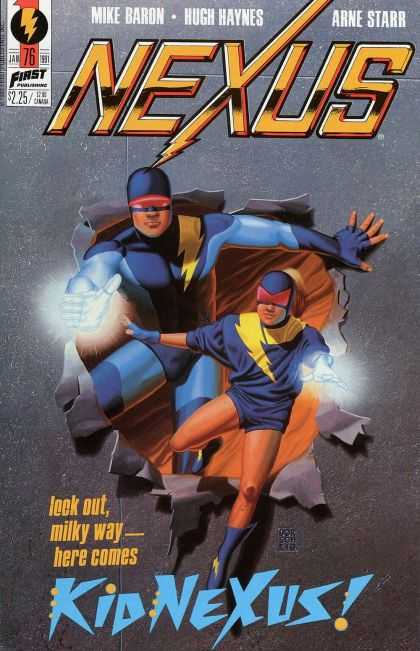 Nexus 76 - Mike Baron - Hugh Haynes - Arne Starr - Kid Nexus - First Comics