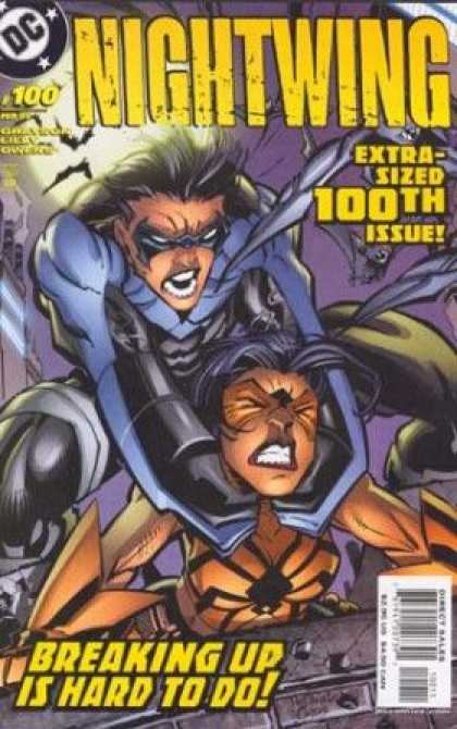 Nightwing 100 - Extra-sized - 100th Issue - Breaking Up Is Hard To Do - Dc Comics - Fighting