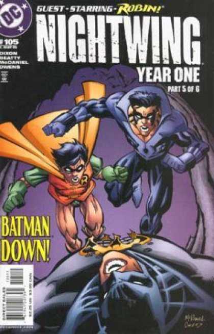 Nightwing 105 - Dc - Guest - Robin - Year One - Batman Down