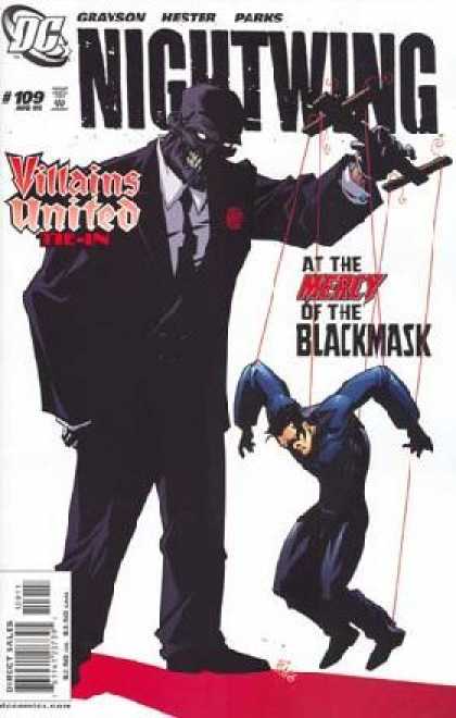 Nightwing 109 - Villans United - At The Mercy Of The Blackmask - Puppet Strings - Gravson - Hester - Phil Hester