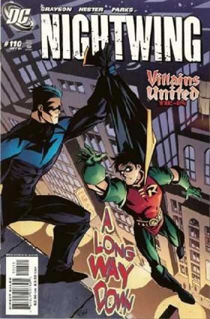 Nightwing 110 - Grayson - Hester - Parks - Villains - A Long Way Down - Phil Hester