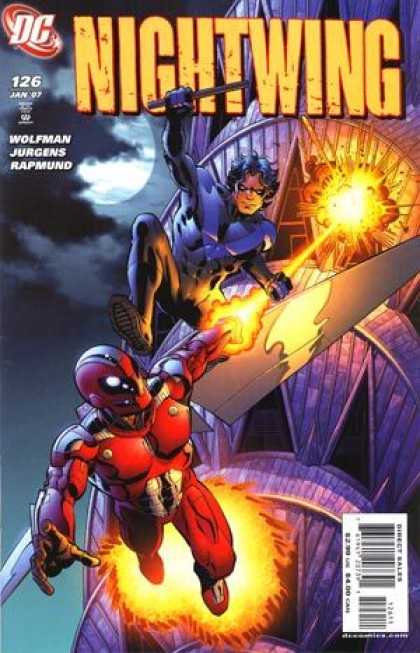 Nightwing 126 - Robin - Previous Sidekick - Firepower - Adversary - Dexterity