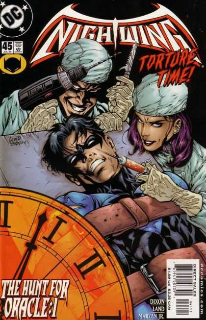 Nightwing 45 - Nightwing - Torture Time - Drill - Needle - Hunt For Oracle