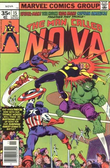 Nova 15 - Spider-man - The Hulk - Iron Man - Caption America - Teenage Wonder - Alex Maleev, John Buscema