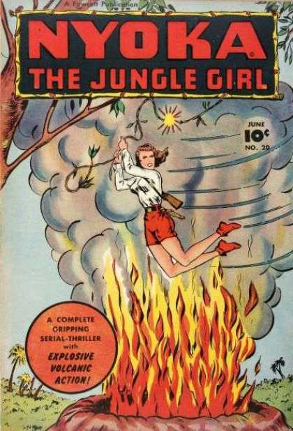 Nyoka the Jungle Girl 20 - Swinging Around - There She Goes - From Tree To Tree - Flying Like A Monkey - Over Danger