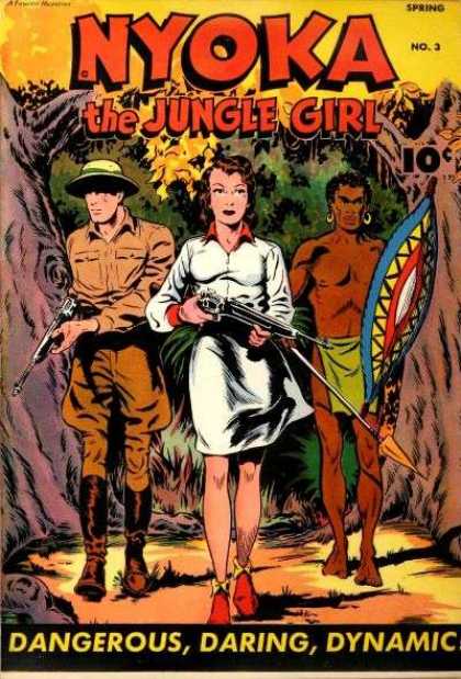 Nyoka the Jungle Girl 3 - Natives - Safari - Rifles - Adventure - Dangerous