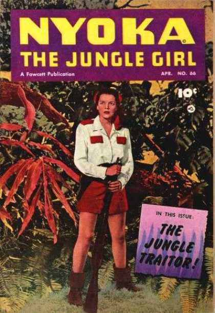Nyoka the Jungle Girl 66 - Jungle - Traitor - Nyoka - Woman - Gun