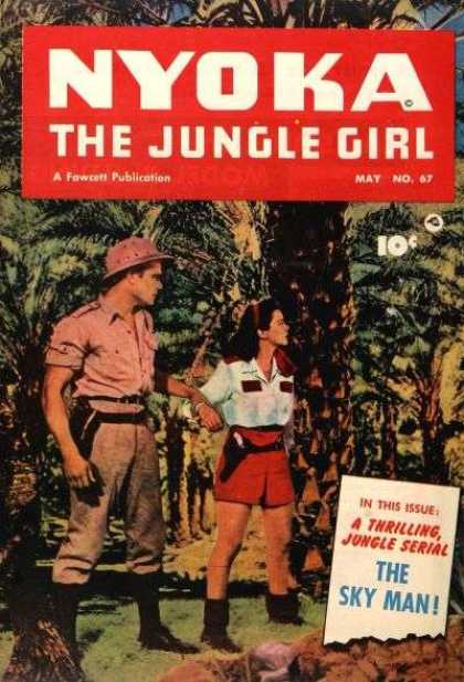 Nyoka the Jungle Girl 67 - Sky Man - Serial - Pistol In Holster - Palm Tree - Fawcett