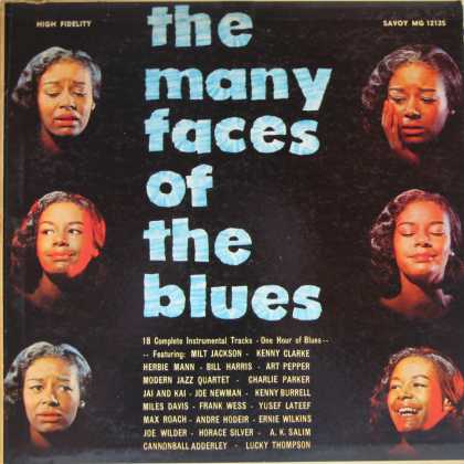 Oddest Album Covers - <<The Many Faces of the Blues>>