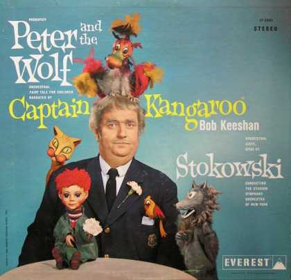 Oddest Album Covers - <<Capt. Kangaroo meets Stokowski>>