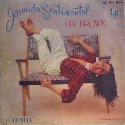 Oddest Album Covers - <<Upside down with Les Brown>>