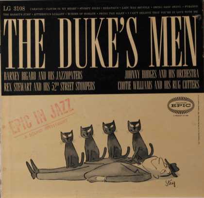 Oddest Album Covers - <<William Steig The Duke's Men on Epic>>