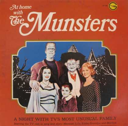 Oddest Album Covers - <<At home with The Munsters>>