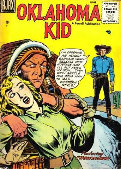 Oklahoma Kid 1 - Native American - Cowboy - Woman - Hostage - Desert