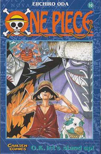 One Piece 10 - Carlsen Comics - Jolly Roger - Grin - Bug - Hat