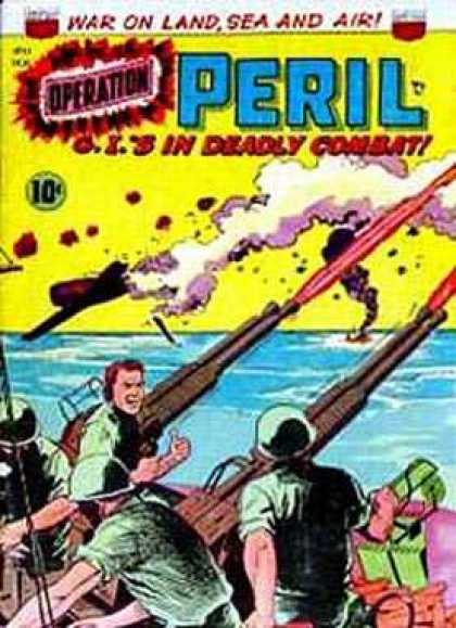 Operation Peril 13 - Rockets - Battle - Soldiers - Sea - Missiles