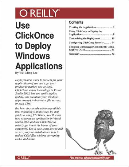 O'Reilly Books - Use ClickOnce to Deploy Windows Applications