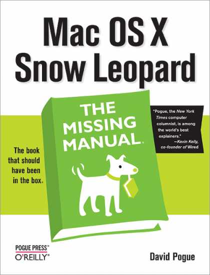 O'Reilly Books - Mac OS X Snow Leopard: The Missing Manual