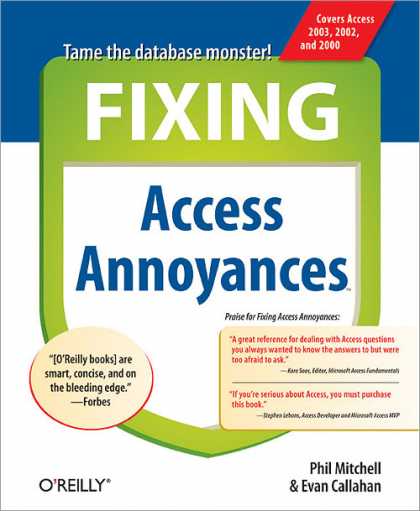 O'Reilly Books - Fixing Access Annoyances