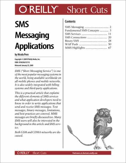 O'Reilly Books - SMS Messaging Applications