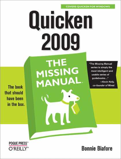 O'Reilly Books - Quicken 2009: The Missing Manual
