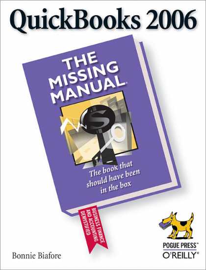 O'Reilly Books - QuickBooks 2006: The Missing Manual