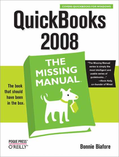 O'Reilly Books - QuickBooks 2008: The Missing Manual