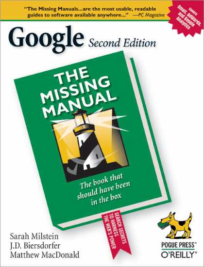 O'Reilly Books - Google: The Missing Manual, Second Edition