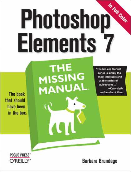 O'Reilly Books - Photoshop Elements 7: The Missing Manual