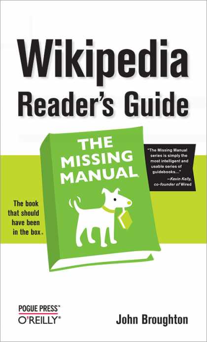O'Reilly Books - Wikipedia Reader's Guide: The Missing Manual