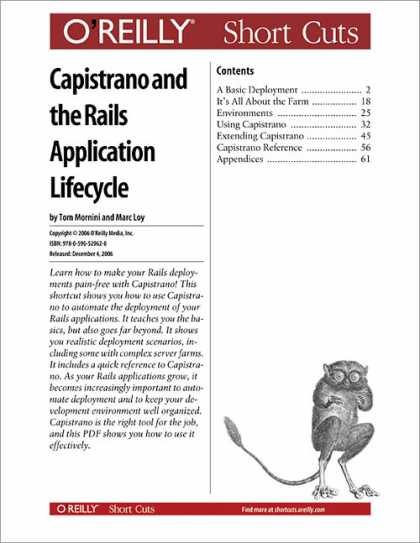 O'Reilly Books - Capistrano and the Rails Application Lifecycle
