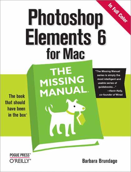 O'Reilly Books - Photoshop Elements 6 for Mac: The Missing Manual